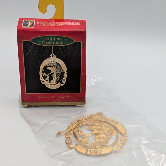 Hallmark Keepsake Midnight Angel 1997 NEW USPS Custom Design Christmas Ornament - Picture 1 of 8